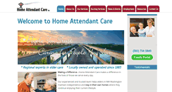 Desktop Screenshot of homeattendantcare.com